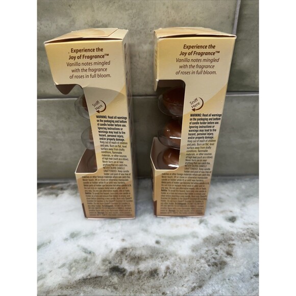 SC Johnson Glade Scented Oil Candles Refill Spiced Rose & Vanilla 1.5Oz Set Of 2 - Picture 4 of 7
